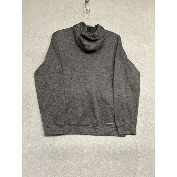 Adidas Hoodie Logo‎ Pull Over Sports Sweatshirt,  Gray Womens Small - Picture 4 of 12